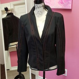 Black 💟 Dress Label Black Blazer Jacket Size 10